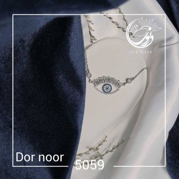 دستبند نقره نگین اتمی