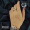 انگشتر نقره زنانه باسنگ زبرجد کد Rw231