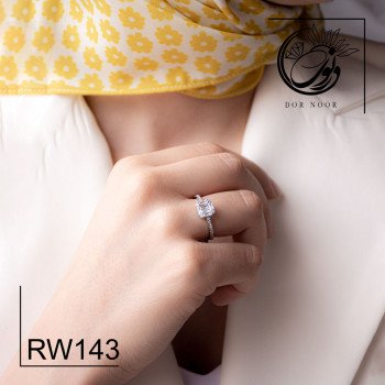 انگشتر نقره زنانه کد Rw143