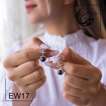 گوشواره نقره کد EW17