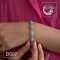 دستبند نقره باسنگ فیروزه ds07