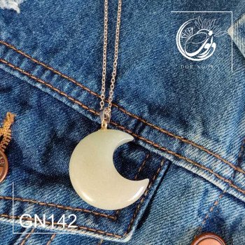 مدال با سنگ ماه اونتورین کد GN142