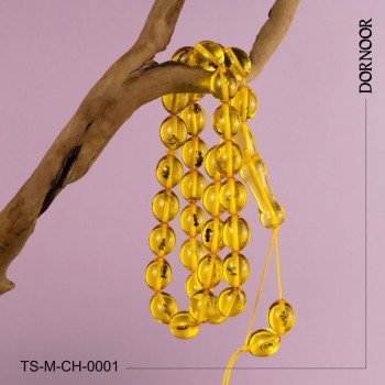 تسبیح کهربا 33 دانه